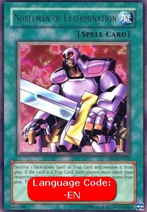 Yu-Gi-Oh! PSV Nobleman of Extermination (V.3 - Rare)