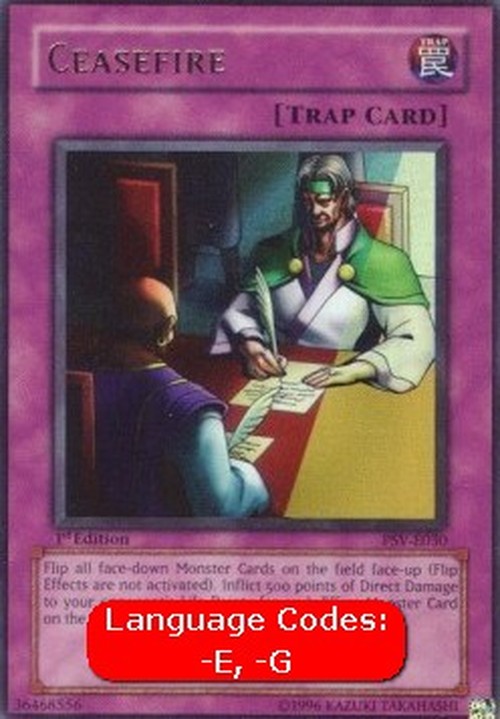 Yu-Gi-Oh! PSV Ceasefire (V.1 - Ultra Rare)