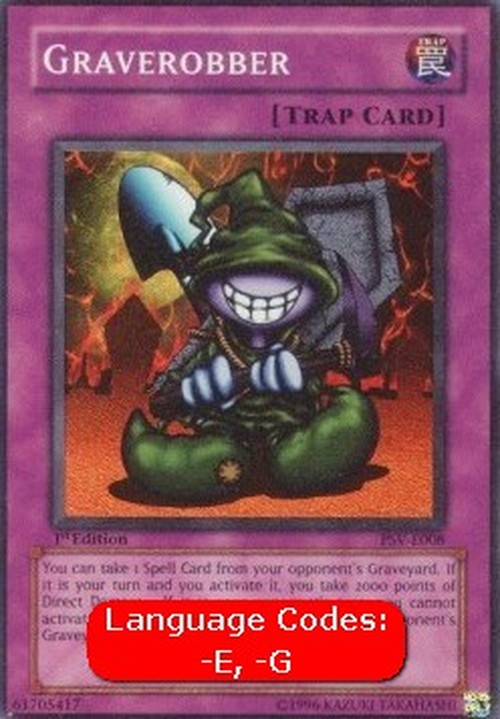 Yu-Gi-Oh! PSV Graverobber (V.1 - Super Rare)