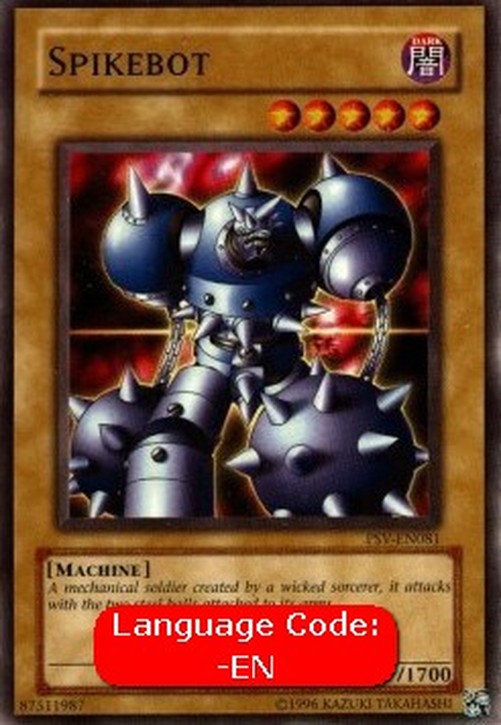 Yu-Gi-Oh! PSV Spikebot (V.3 - Common)