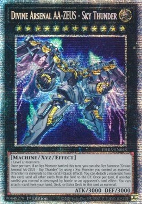 Yu-Gi-Oh! PHRA Divine Arsenal AA-ZEUS - Sky Thunder (V.2 - Starlight Rare)