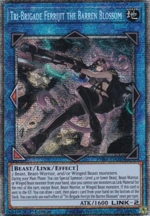 Yu-Gi-Oh! PHRA Tri-Brigade Ferrijit the Barren Blossom (V.2 - Starlight Rar