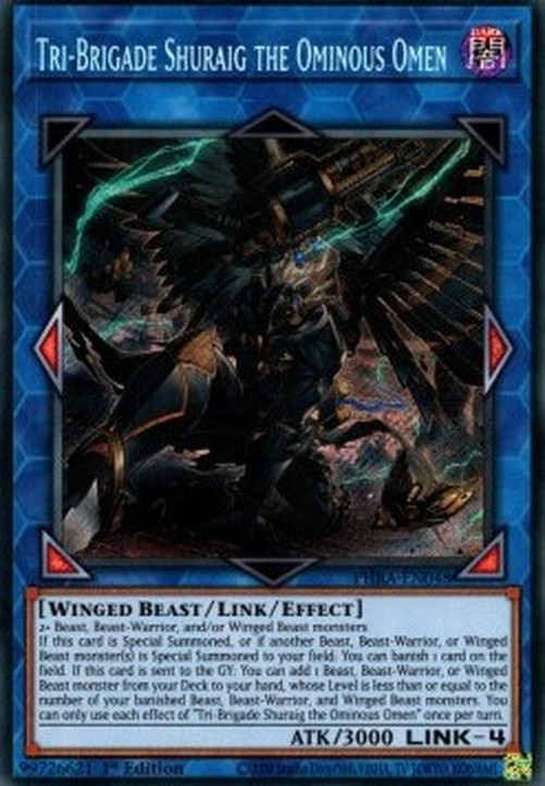 Yu-Gi-Oh! PHRA Tri-Brigade Shuraig the Ominous Omen