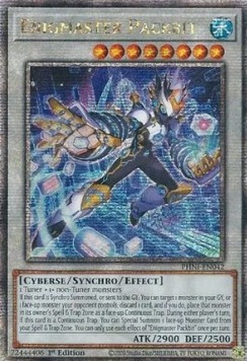 Yu-Gi-Oh! PHNI Enigmaster Packbit (V.2 - Quarter Century Secret Rare)