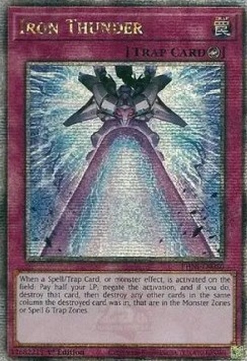 Yu-Gi-Oh! PHNI Iron Thunder (V.2 - Quarter Century Secret Rare)