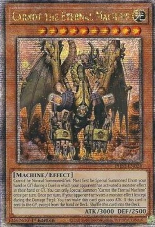Yu-Gi-Oh! PHNI Carnot the Eternal Machine (V.2 - Quarter Century Secret Rar