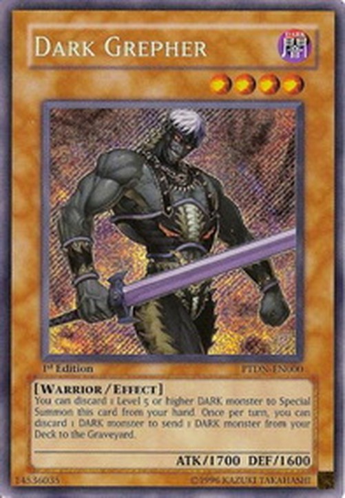 Yu-Gi-Oh! PTDN Dark Grepher (V.1 - Secret Rare)
