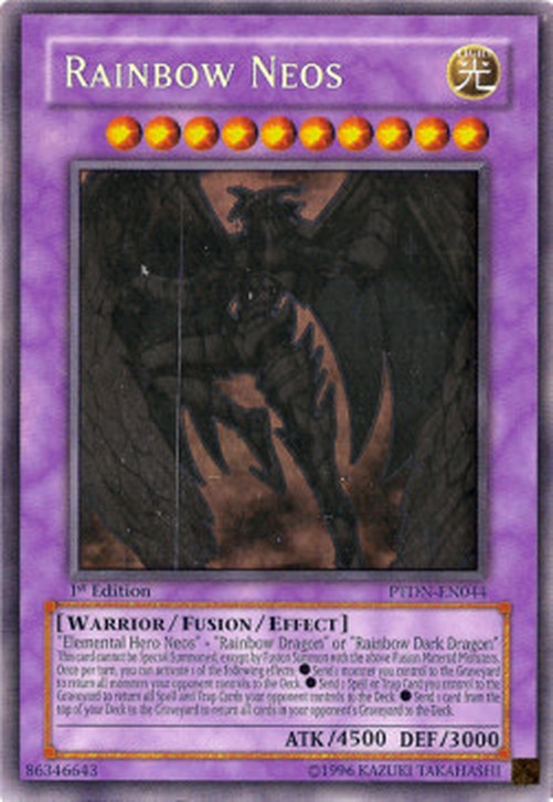 Yu-Gi-Oh! PTDN Rainbow Neos (V.2 - Ghost Rare)