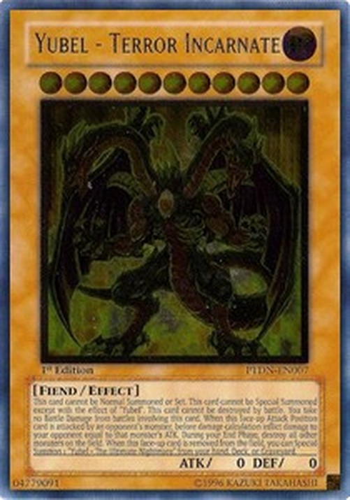 Yu-Gi-Oh! PTDN Yubel - Terror Incarnate (V.2 - Ultimate Rare)