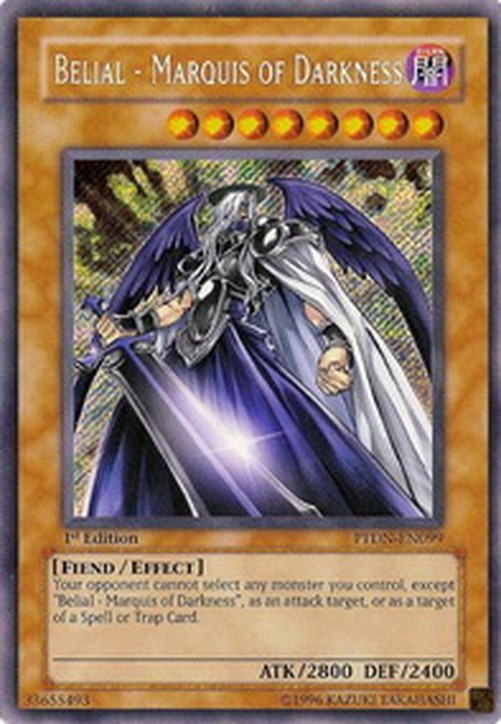 Yu-Gi-Oh! PTDN Belial - Marquis of Darkness