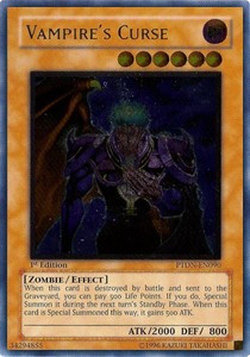 Yu-Gi-Oh! PTDN Vampire's Curse (V.2 - Ultimate Rare)