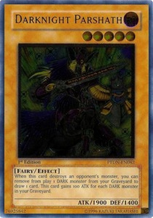 Yu-Gi-Oh! PTDN Darknight Parshath (V.2 - Ultimate Rare)