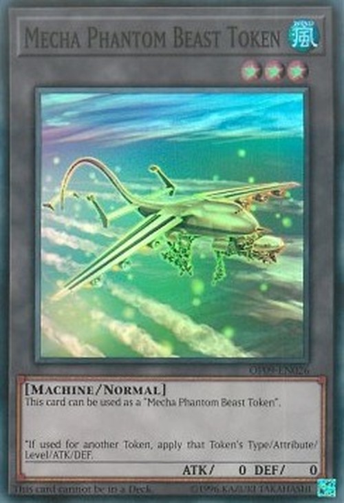 Yu-Gi-Oh! OP09 Mecha Phantom Beast Token (V.2 - Token)