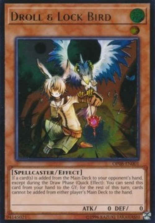Yu-Gi-Oh! OP08 Droll & Lock Bird