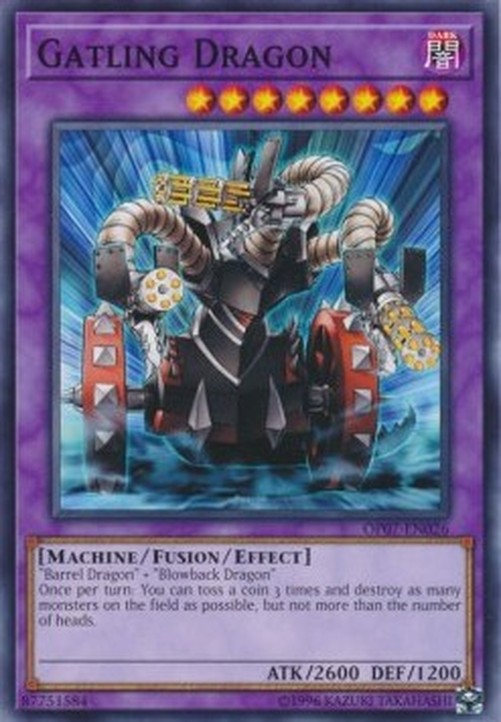 Yu-Gi-Oh! OP07 Gatling Dragon
