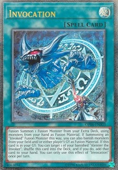 Yu-Gi-Oh! OP06 Invocation