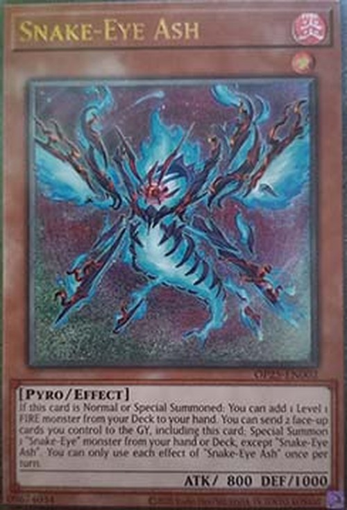 Yu-Gi-Oh! OP25 Snake-Eye Ash