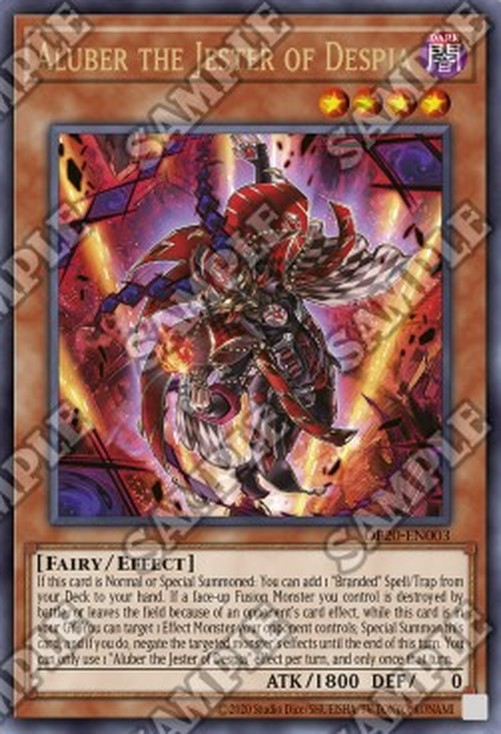 Yu-Gi-Oh! OP20 Aluber the Jester of Despia