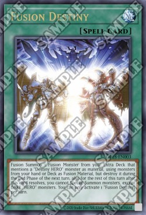 Yu-Gi-Oh! OP18 Fusion Destiny