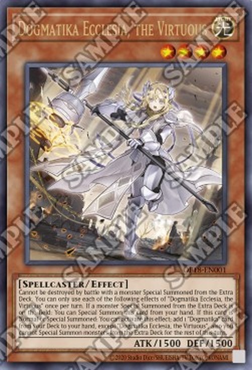 Yu-Gi-Oh! OP18 Dogmatika Ecclesia, the Virtuous