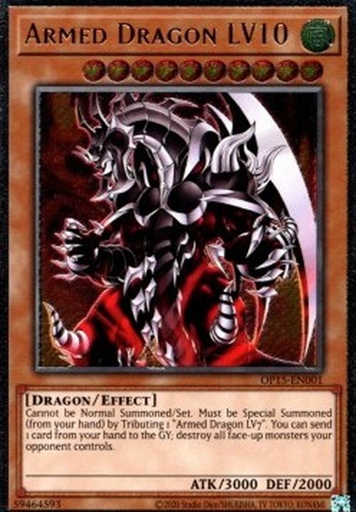 Yu-Gi-Oh! OP15 Armed Dragon LV10