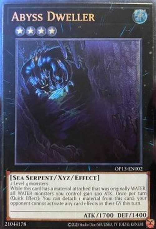 Yu-Gi-Oh! OP13 Abyss Dweller