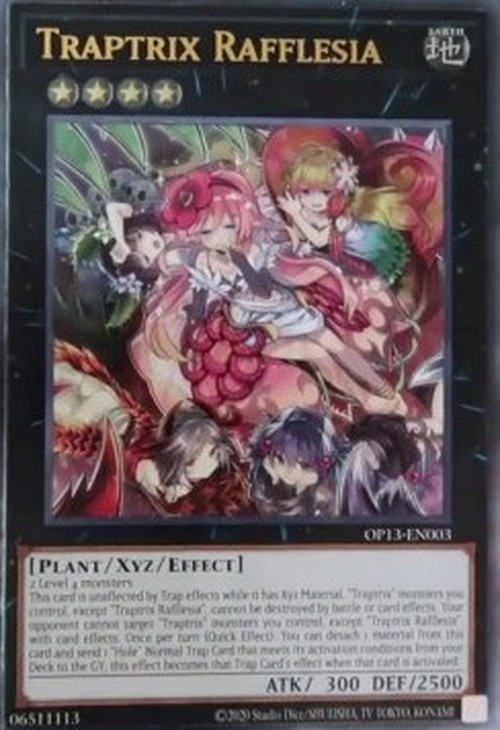 Yu-Gi-Oh! OP13 Traptrix Rafflesia