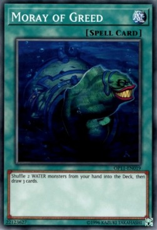 Yu-Gi-Oh! OP11 Moray of Greed