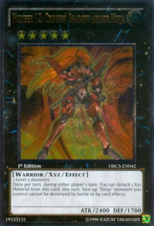 Yu-Gi-Oh! ORCS Number 12: Crimson Shadow Armor Ninja (V.2 - Ultimate Rare)