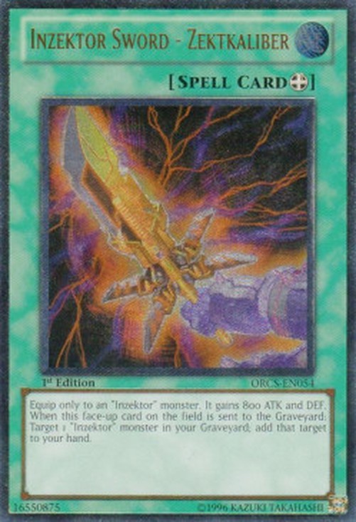Yu-Gi-Oh! ORCS Inzektor Sword - Zektkaliber (V.2 - Ultimate Rare)