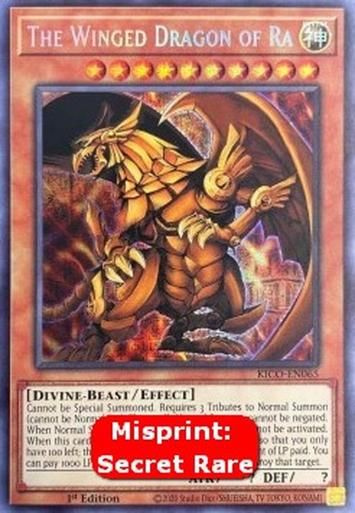 Yu-Gi-Oh! MSP The Winged Dragon of Ra