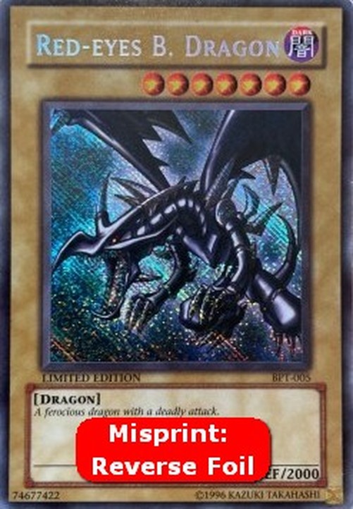 Yu-Gi-Oh! MSP Red-Eyes Black Dragon (V.2 - Secret Rare)