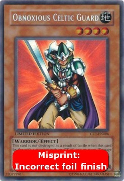 Yu-Gi-Oh! MSP Obnoxious Celtic Guard