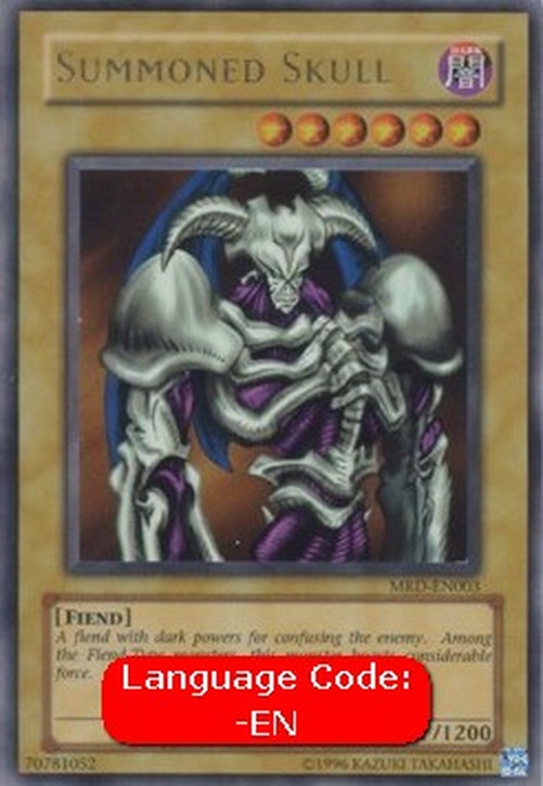 Yu-Gi-Oh! MRD Summoned Skull (V.3 - Ultra Rare)