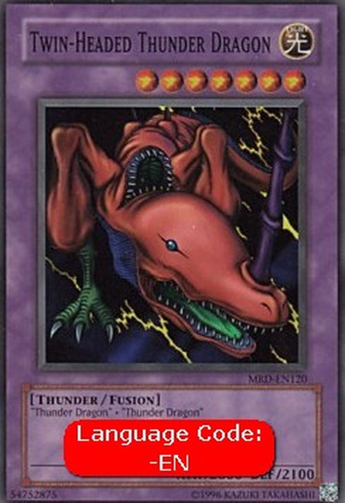 Yu-Gi-Oh! MRD Twin-Headed Thunder Dragon (V.3 - Super Rare)