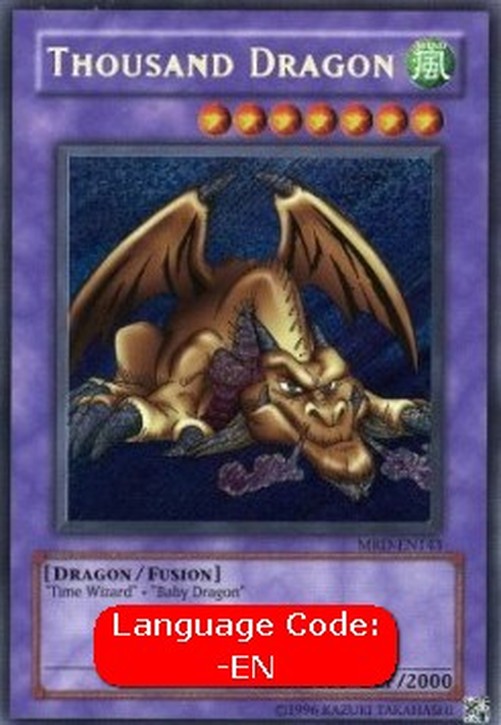 Yu-Gi-Oh! MRD Thousand Dragon (V.3 - Secret Rare)