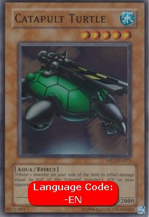 Yu-Gi-Oh! MRD Catapult Turtle (V.3 - Super Rare)