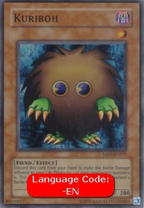 Yu-Gi-Oh! MRD Kuriboh (V.3 - Super Rare)