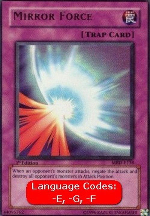 Yu-Gi-Oh! MRD Mirror Force (V.1 - Ultra Rare)