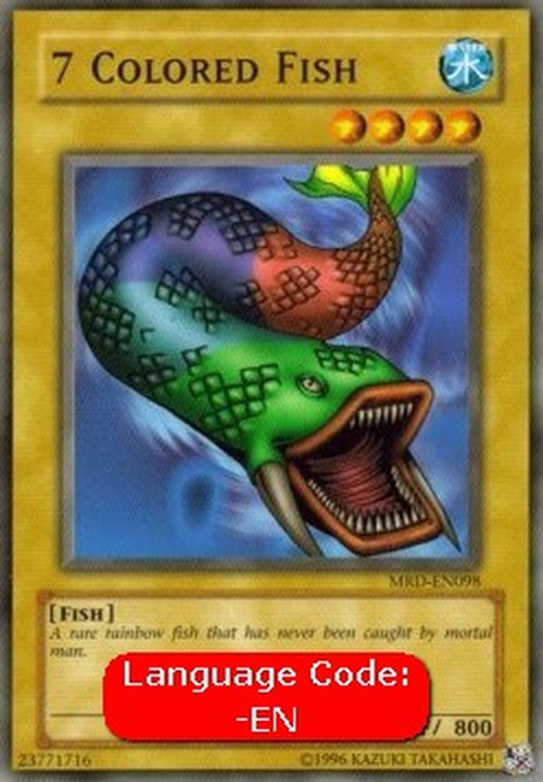 Yu-Gi-Oh! MRD 7 Colored Fish (V.3 - Common)