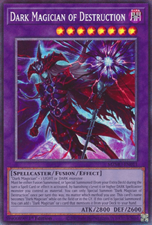 Yu-Gi-Oh! MZMU Dark Magician of Destruction (V.2 - Collectors Rare)