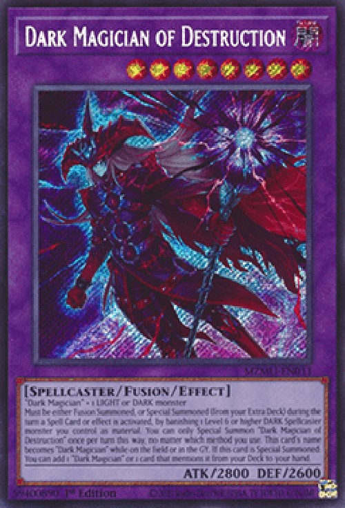 Yu-Gi-Oh! MZMU Dark Magician of Destruction (V.1 - Secret Rare)