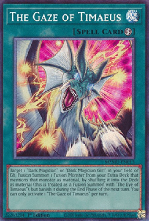 Yu-Gi-Oh! MZMU The Gaze of Timaeus (V.2 - Collectors Rare)