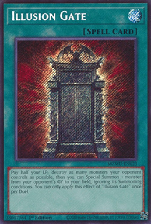 Yu-Gi-Oh! MZMU Illusion Gate (V.1 - Secret Rare)