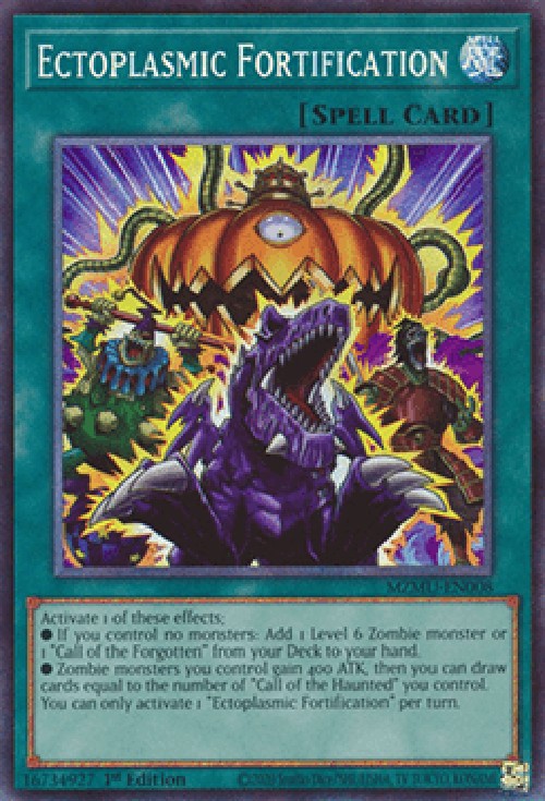 Yu-Gi-Oh! MZMU Ectoplasmic Fortification (V.2 - Collectors Rare)