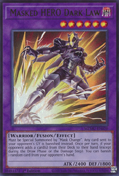Yu-Gi-Oh! MZMU Masked HERO Dark Law