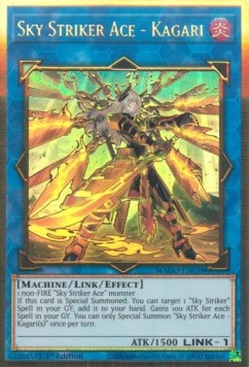 Yu-Gi-Oh! MAGO Sky Striker Ace - Kagari (V.2 - Premium Gold Rare)
