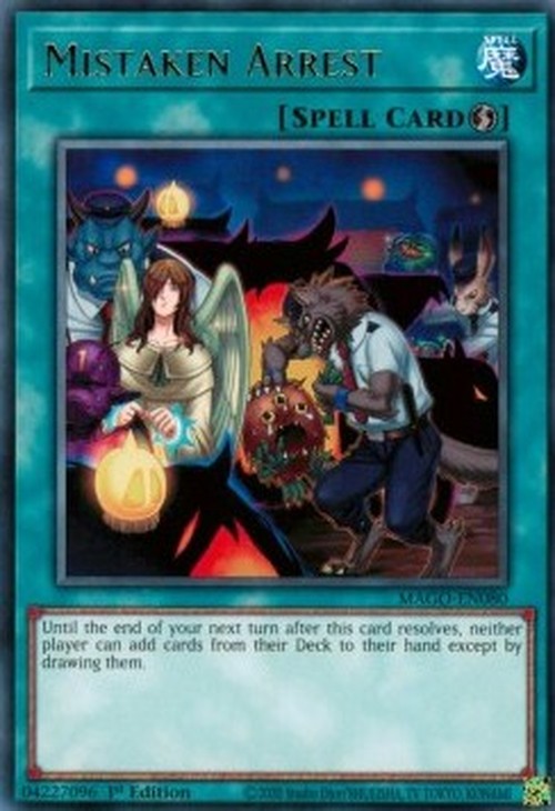 Yu-Gi-Oh! MAGO Mistaken Arrest