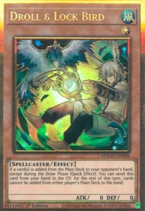 Yu-Gi-Oh! MAGO Droll & Lock Bird