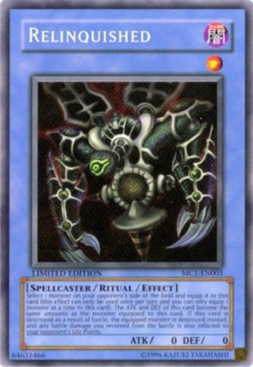 Yu-Gi-Oh! MC1 Relinquished